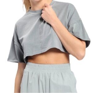 Mono B Pima Cotton Ultra Cropped Top